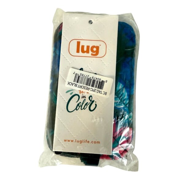 Lug Baggage Claim Luggage Tag 2pc Set - Resort Black - BNWT - Picture 4 of 6